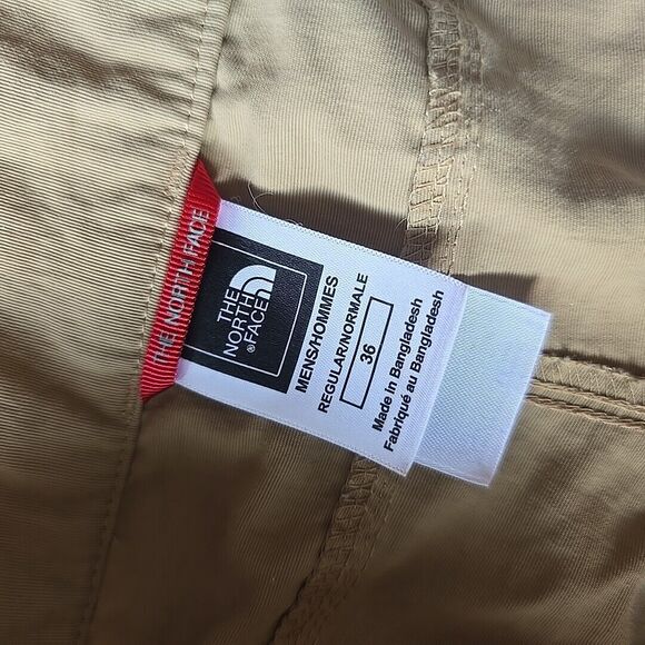 The North Face Mens Hiking Performance Nylon Flash Cargo 36x31 Khaki Tan - Picture 5 of 13